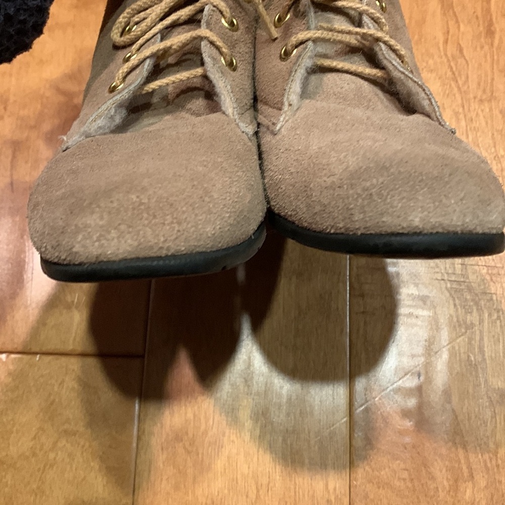 Vintage sherpa lined ankle boots - Picture 4 of 14